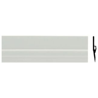 Guarnizione paraspifferi Paraspifferi Geko 14506 DOUBLE Bianco (ord.min.1.00 unità)