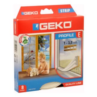 Guarnizione paraspifferi Paraspifferi Geko 10005 STRIP Bianco (ord.min.1.00 unità)