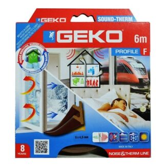 Guarnizione paraspifferi Paraspifferi Geko 33004 SOUND THERM Marrone (ord.min.1.00 unità)