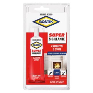 Sigillante alte temperature Sigillante alte temperature Uhu Bostik 6315920 Caminetti e Stufe Nero (ord.min.1.00 unità)