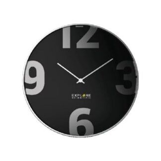 Orologio da parete Orologio da parete Explore Scientific RAC1002 Chic Black e Silver (ord.min.1.00 unità)