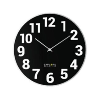 Orologio da parete Orologio da parete Explore Scientific RAC1003 With Numbers Black e Sil (ord.min.1.00 unità)