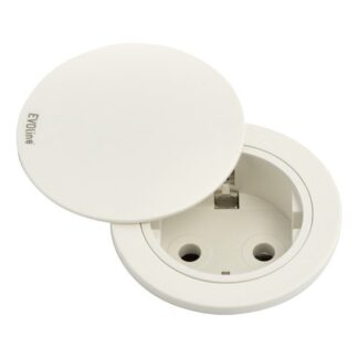 Multipresa mobile Multipresa da mobile Evoline 159280004200 ONE con coperchio 1P 10/16A (ord.min.1.00 unità)