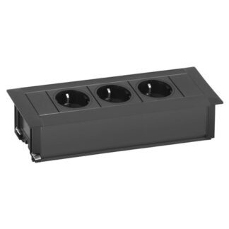 Multipresa mobile Multipresa da mobile Evoline 159610019500 FRAMEDOCK 3P 10/16A Nero (ord.min.1.00 unità)