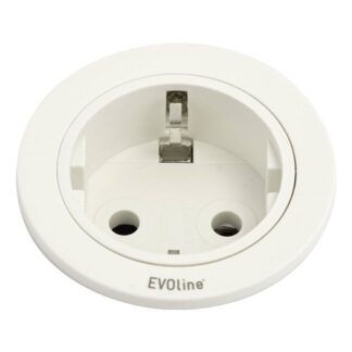 Multipresa mobile Multipresa da mobile Evoline 159280004300 ONE 1P 10/16A Bianco (ord.min.1.00 unità)