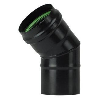 Curva canna fumaria Curva canna fumaria Save Fumisteria PN1004 PELLET LINE A 45 Nero opaco (ord.min.1.00 unità)