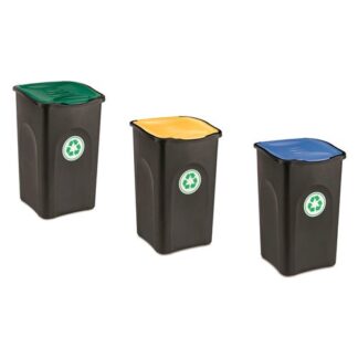 Pattumiera differenziata Pattumiera differenziata Stefanplast PF70693 ECOGREEN 3 pz Recycling N (ord.min.1.00 unità)