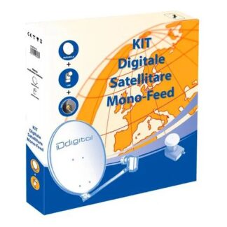 Antenna satellitare Iddigital 80119 Kit Mono Feed Antenna satellitare (ord.min.1.00unità)