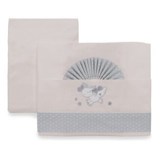 Set lenzuola culla Set lenzuola culla Italbaby 0153010 508 UNICORN carrozzina Grey (ord.min.1.00 unità)
