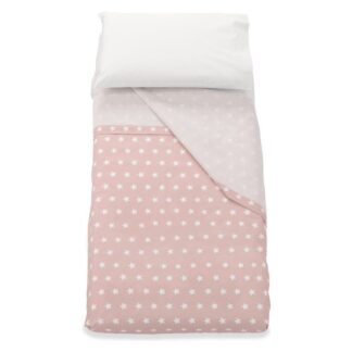 Set lenzuola lettino Italbaby 020 1008 001 STARLETTE completo Rosa Set lenzuola lettino (ord.min.1.00unità)
