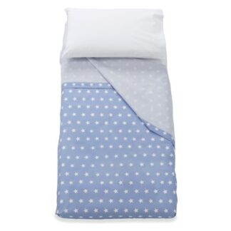 Set lenzuola lettino Set lenzuola lettino Italbaby 020 1008 002 STARLETTE completo Azzurro (ord.min.1.00 unità)