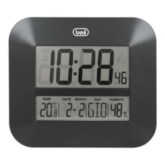 Orologio da parete Orologio da parete Trevi OM352000 Multifunzione con Termometro Nero (ord.min.1.00 unità)