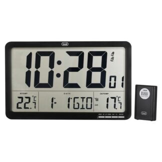 Orologio da parete Orologio da parete Trevi OM356000 Multifunzione Radiocontrollato Nero (ord.min.1.00 unità)