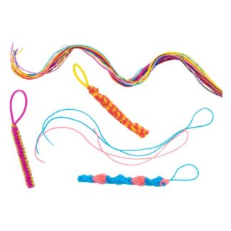 Bigiotteria giocattolo Gioco bigiotteria Globo 41446 W’TOY 80 Laccetti per Scubidù Colori ass (ord.min.1.00 unità)