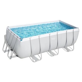 Piscina Bestway 56456 5 POWER STEEL con accessori Grigio Piscina fuori terra (ord.min.1.00unità)