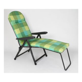 Sedia sdraio con poggiapiedi Sedia sdraio con poggiapiedi Metal F.A.R. S59RON RODI Verde 7250 105 (ord.min.1.00 unità)