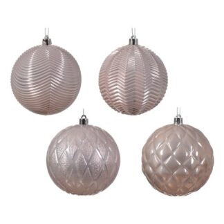 Pallina albero Natale Pallina albero Natale Kaemingk 024403 Assortito Blush pink (ord.min.1.00 unità)
