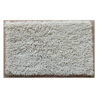 Tappeto bagno Tappeto bagno Quarzo Bianco 17829 RICCIO Panna (ord.min.1.00 unità)