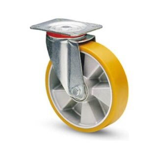 Ruota industriale Ruota industriale Avo Valsecchi 06169 VULKOLAN 37 Silver e Giallo (ord.min.1.00 unità)