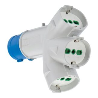 Adattatore presa elettrica Adattatore Fanton 73095 spina CEE 220V Blu e Bianco (ord.min.1.00 unità)