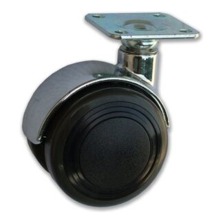 Ruota mobile Ruota mobile Avo Valsecchi 16153 171 Cromo e Nero (ord.min.1.00 unità)