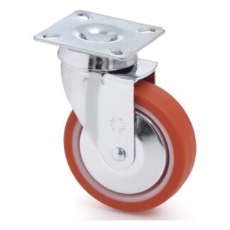 Ruota mobile Avo Valsecchi 17310 500 Cromo e Arancio Ruota mobile (ord.min.1.00unità)
