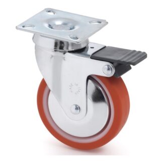 Ruota mobile Ruota mobile Avo Valsecchi 17311 500 Cromo e Arancio (ord.min.1.00 unità)