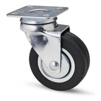 Ruota mobile Ruota mobile Avo Valsecchi 13658 160 Zincato e Nero (ord.min.1.00 unità)