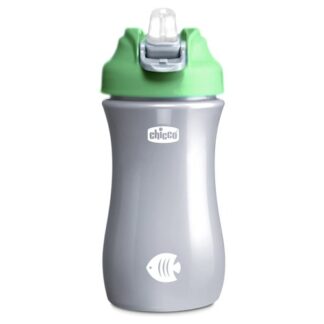 Bicchiere bimbo Bicchiere bimbo Chicco 0000692030000 Pop Up 2+ Verde e Grigio (ord.min.1.00 unità)