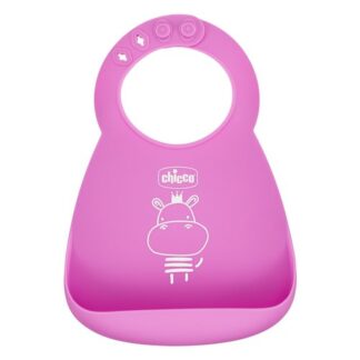 Bavaglino Bavaglino Chicco 10219 10 con tasca Rosa (ord.min.1.00 unità)