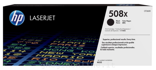 Toner Toner Hp CF360X 508X (ord.min.1.00 unità)