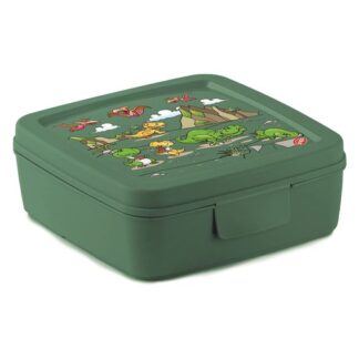 Porta merenda Porta merenda Snips 000892 SANDWICH BOX Dino Verde (ord.min.1.00 unità)