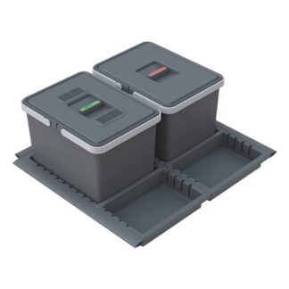 Pattumiera differenziata incasso Pattumiera incasso Elletipi PTC22 06050 1F METROPOLIS Grigio (ord.min.1.00 unità)