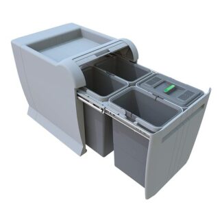 Pattumiera differenziata incasso Pattumiera incasso Elletipi PTA 4045A CITY Grigio (ord.min.1.00 unità)