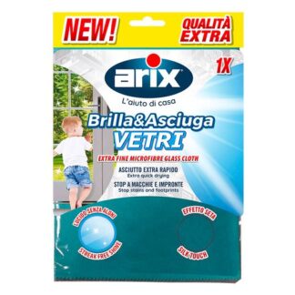 Panno multiuso Panno Arix 28489 Brilla & Asciuga Vetri (ord.min.1.00 unità)