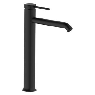 Miscelatore lavabo Miscelatore lavabo Idro Bric SCARUB1196NE RIVIERA bocca alta Nero sati (ord.min.1.00 unità)