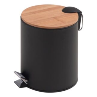 Pattumiera bagno Gedy 140941 KENTA coperchio a pedale Nero Pattumiera bagno (ord.min.1.00unità)
