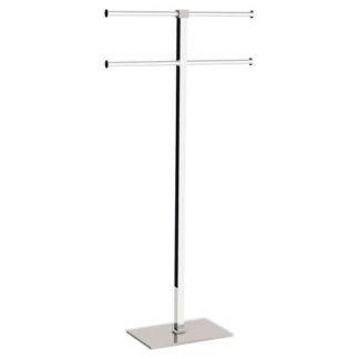 Piantana porta asciugamani Piantana asciugamani a 4 bracci Gedy RA3166 RAINBOW Cromo e Tortora ch (ord.min.1.00 unità)