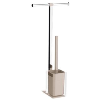 Colonna attrezzata WC Colonna WC Gedy RA3266 RAINBOW Cromo e Tortora chiaro (ord.min.1.00 unità)