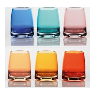 Set bicchieri Set bicchieri Amicasa DF22133 ATENA Colori assortiti (ord.min.1.00 unità)