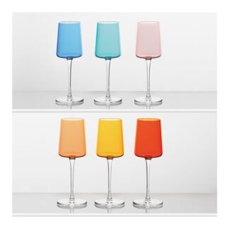 Set calici Set calici Amicasa WW22133 ARES Colori assortiti (ord.min.1.00 unità)