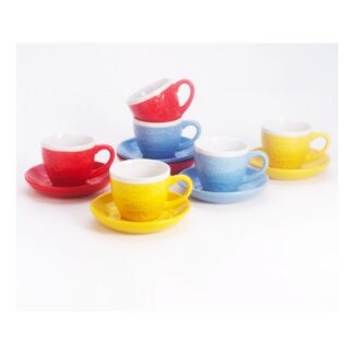 Set tazzine caffè Set tazzine caffè Amicasa Art 44 RUBY Colori assortiti (ord.min.1.00 unità)