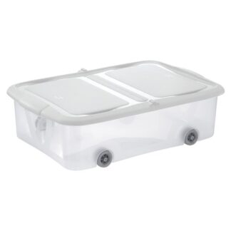 Contenitore salvaspazio Contenitore Tontarelli 8035298A78 STOCK BOX sottoletto con ruote Bianc (ord.min.1.00 unità)