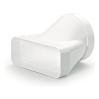 Raccordo tubo cappa Raccordo tubo cappa Airforce AFC4043006 tondo 150mm rettangolare Bianc (ord.min.1.00 unità)
