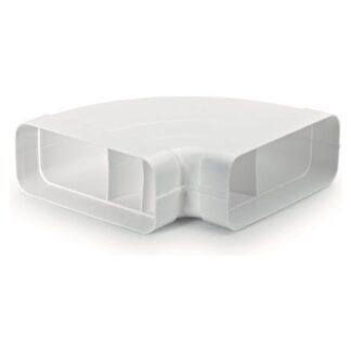 Curva cappa Curva cappa Airforce AFC4043003 90 orizzontale per tubo piatto Bianco (ord.min.1.00 unità)
