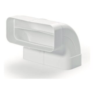 Curva cappa Airforce AFC4043004 90 verticale per tubo piatto Bianco Curva cappa (ord.min.1.00unità)