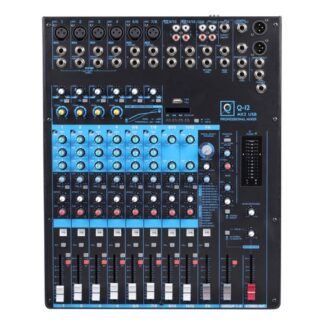 Mixer disc jockey Mixer disc jockey Oqan 625811 Q12 USB MK2 Black (ord.min.1.00 unità)