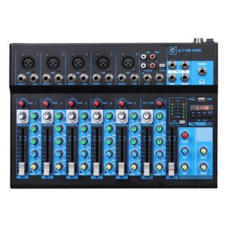 Mixer disc jockey Mixer disc jockey Oqan 625810 Q7 USB MK2 Black (ord.min.1.00 unità)