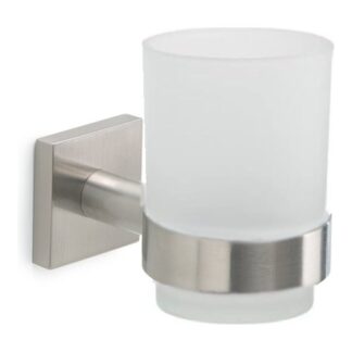 Porta spazzolino parete Porta spazzolino parete Gedy FJ1038 FUJI Silver spazzolato (ord.min.1.00 unità)