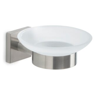 Porta sapone parete Porta sapone parete Gedy FJ11380 FUJI Silver spazzolato (ord.min.1.00 unità)